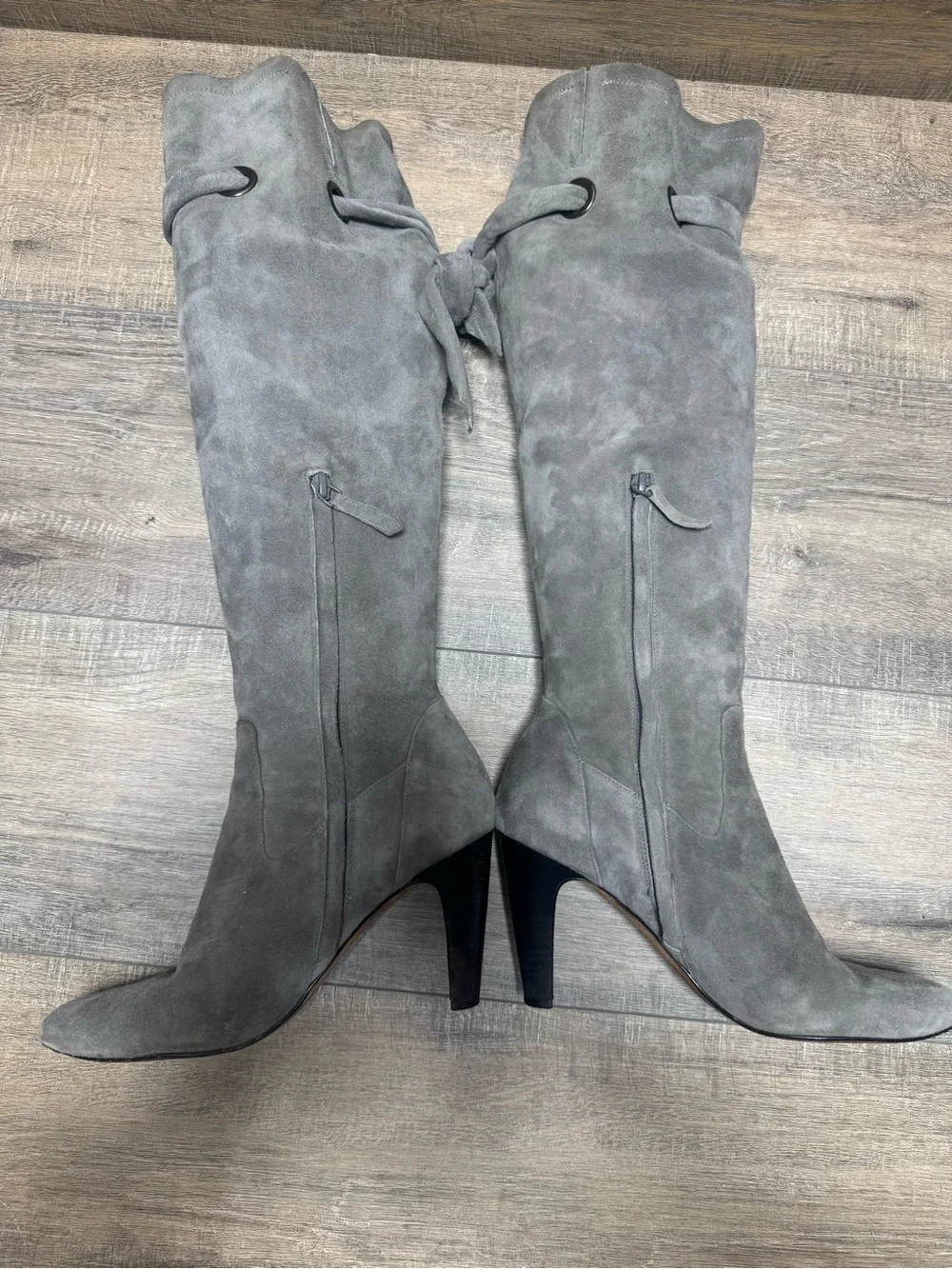 Cole Haan Women’s Over-the-Knee Suede Boots in Gray